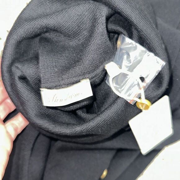 Stenstroms merino wool Buffy knit dress black small s Sweden - Picture 4 of 7